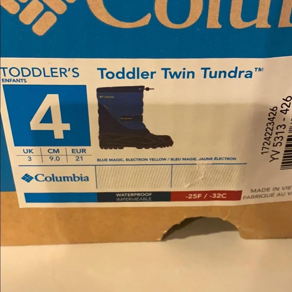 COLUMBIA toddler twin tundra